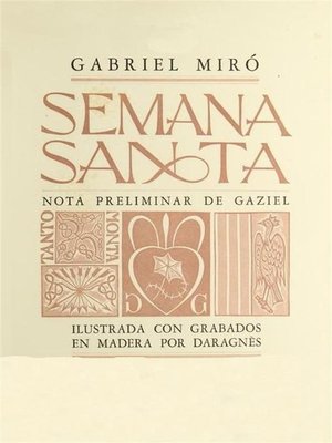 cover image of Semana Santa--Espanol